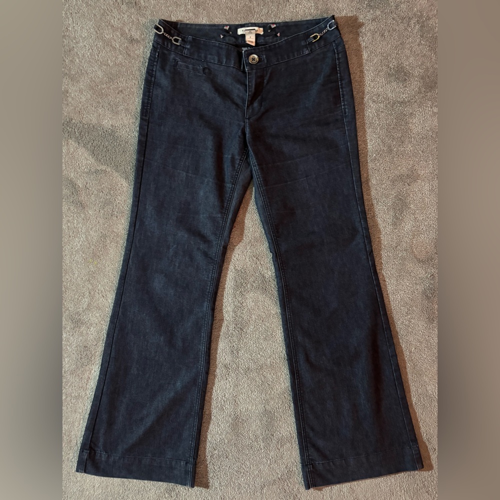 White House Black Market Navy Jeans Size 8